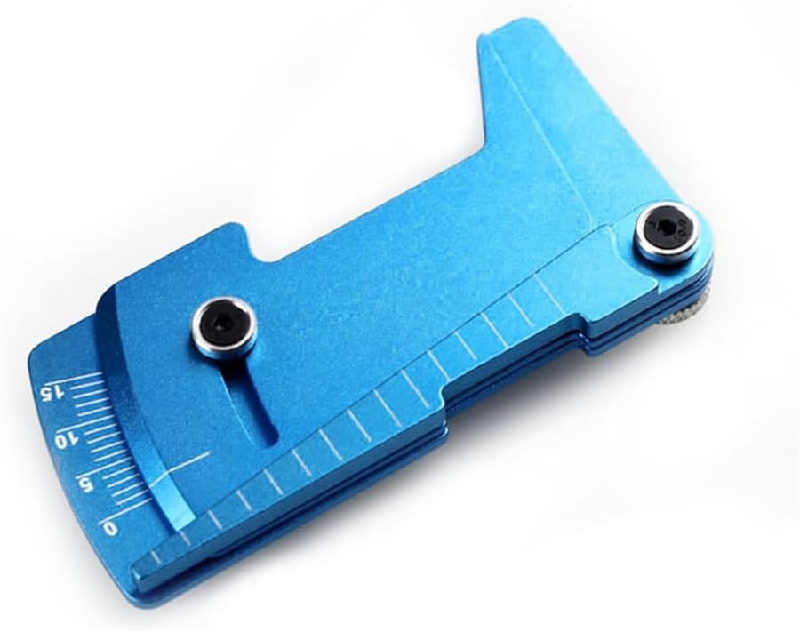 Amazon.com: KingVal Metal Adjustable Ruler 15 Degrees RC Car Wheel Tire ...