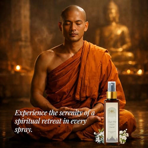 Image of Temple Mist Chameli Air Freshener Spray 100ml | Pure Natural Long Lasting Jasmine Room Freshener For Home, Car, Office, Living Room, Pooja Room Mandir Meditation Fragrance Mist