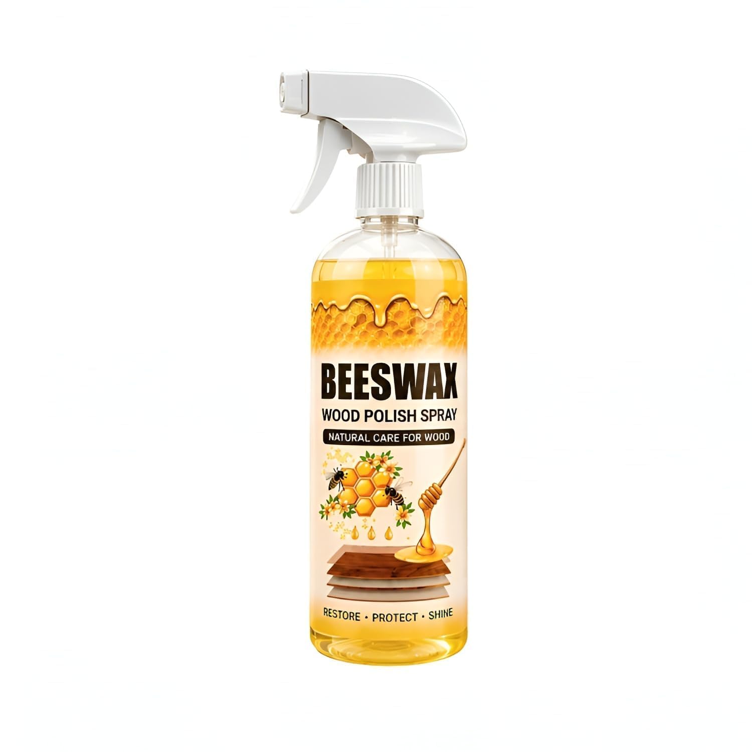Beewax Furniture Polish Spray Wood Shine Natural Brown Wooden Furniture Cleaner Floor Polishing Shiner for Old Furniture Door, Table, Chair and Other Furniture, 100 Ml (Pack Of 01)-image-5