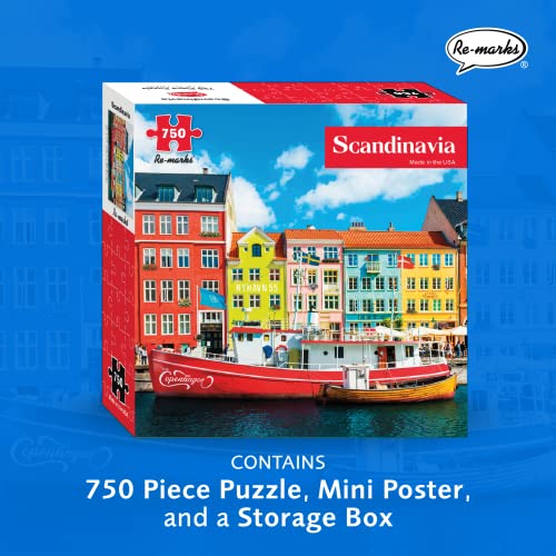 Re-Marks Scandinavia 750-Piece Jigsaw Puzzle For All Ages #TOP1
