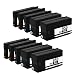 Generic Remanufactured Ink Cartridge Replacement for Hp 950xl 951xl Compatible with Hp Officejet Pro 8100 8600 251 276 Pack of 2
