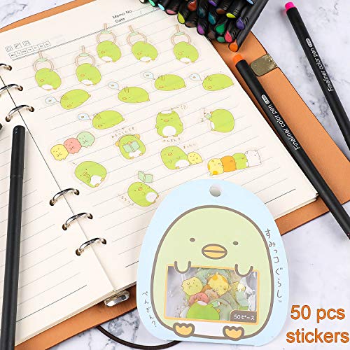 Dyvicl VC-100FP Fineliner Pens Fine Point Pens, 100 Colors 0.4Mm Fineliner Color Pen Set Fine Point Markers Fine Tip Drawing Pens For Journaling Writing Note Taking Calendar Adult Coloring thumb #4