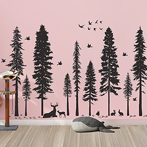 Vinilo Decorativo Árboles y Animales 12x18 Pulgadas miniatura 5