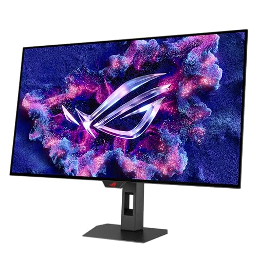 ASUS ROG Strix 32” 4K OLED Gaming Monitor (XG32UCWG) - TrueBlack Glossy OLED, Dual Mode (4K@165Hz, FHD@330Hz), 0.03ms, G-SYNC Compatible, Neo Proximity Sensor, USB-C, HDMI 2.1, 3 yr Warranty