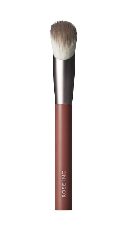 Pincel Chanfrado para Blush Rose Inc Number 2, Fibras Sintéticas, 1 Unidade