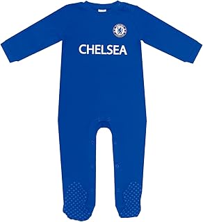 Chelsea F.C. Baby,Clothing,Baby Boys 0-24m,Bodysuits & One-Pieces,Rompers Chelsea FC Baby Sleepsuit Romper Boys Girls Official Football Gift