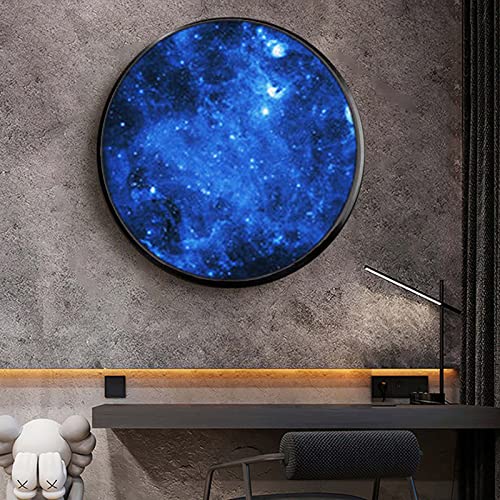 Peinture décorative ronde en alliage d'aluminium BTYQKZVPM ciel étoilé