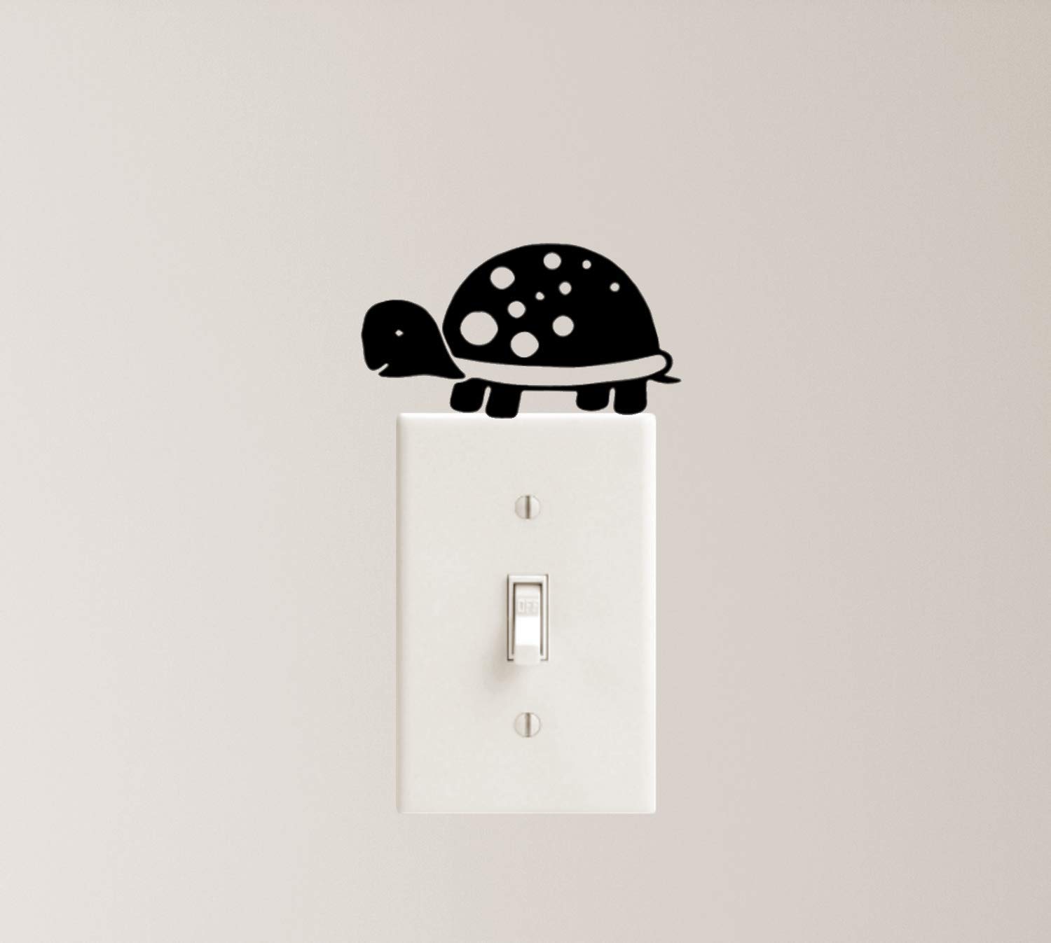 Turtle Vinyl Decal Sticker Light Switch Kids Nursery Home Decor