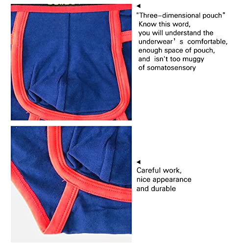 Evankin Men's Cotton Sexy Briefs Comfort Low Rise Underwear Breathable Stretch Bikini Bulge Pouch4