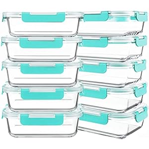 30 oz Glass Meal Prep Container Gla...
