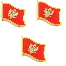 3 International Flag Lapel Pins Enamel International Metal Tie & Hat Pin Badges