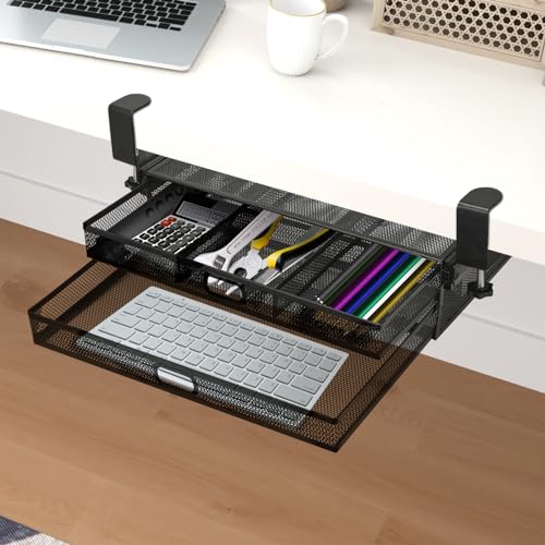 Tastaturschublade Unter Dem Schreibtisch - Ausziehbar & Platzsparend