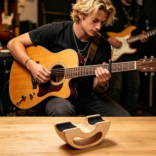 Repose-cou de guitare pour l'entretien d'instruments à cordes au studio - 3