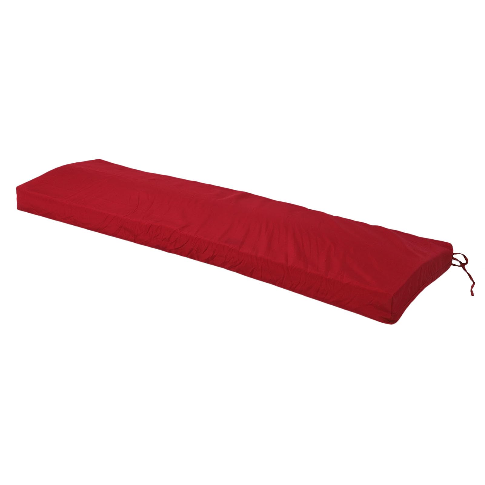 Coussin de banc de jardin imperméable avec housse amovible et sangles