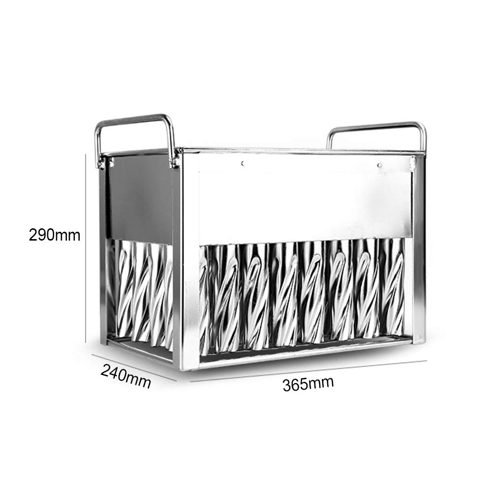 40pcs Stainless Steel Popsicle Molds,Popsicle Maker Set,Ice Cream Mould,Ice Pop Molds Ice Lolly Popsicle Ice Cream Stick Holder Round Molds