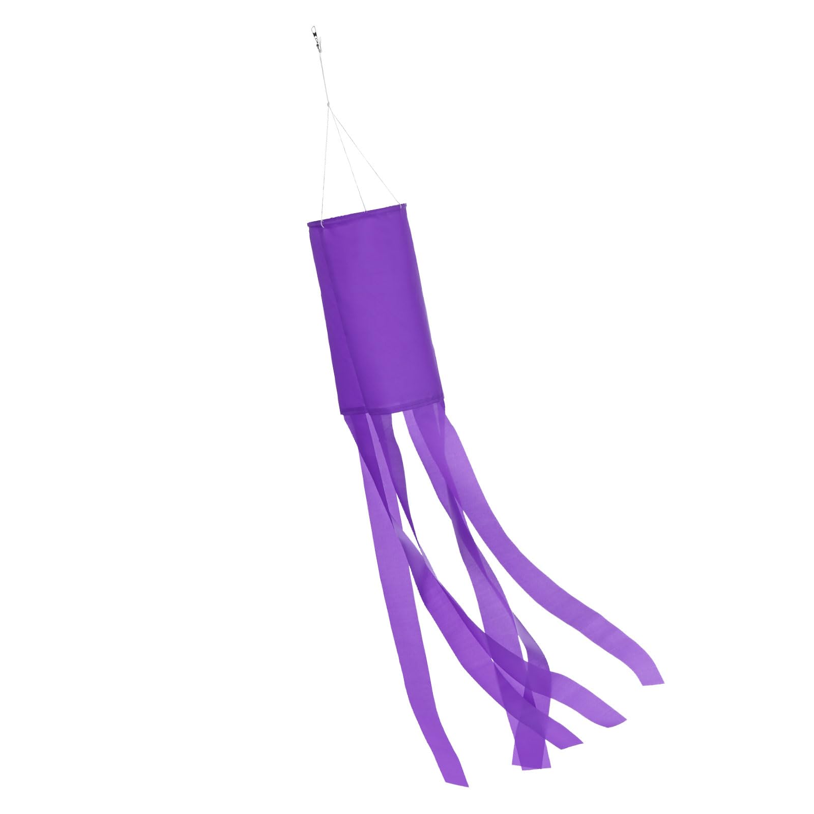M METERXITY 1-Pack Windsock Flag 39.4in/100cm, Colorful Wind Socks, Purple