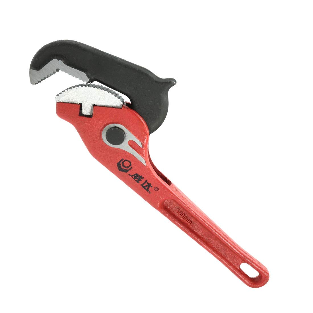 New Lon0167 14' Chrome Destacados Alum Steel Hook eficacia confiable Jaw Llave de tubo de agarre rápido Rojo(id:5ad 8e 0b 485)