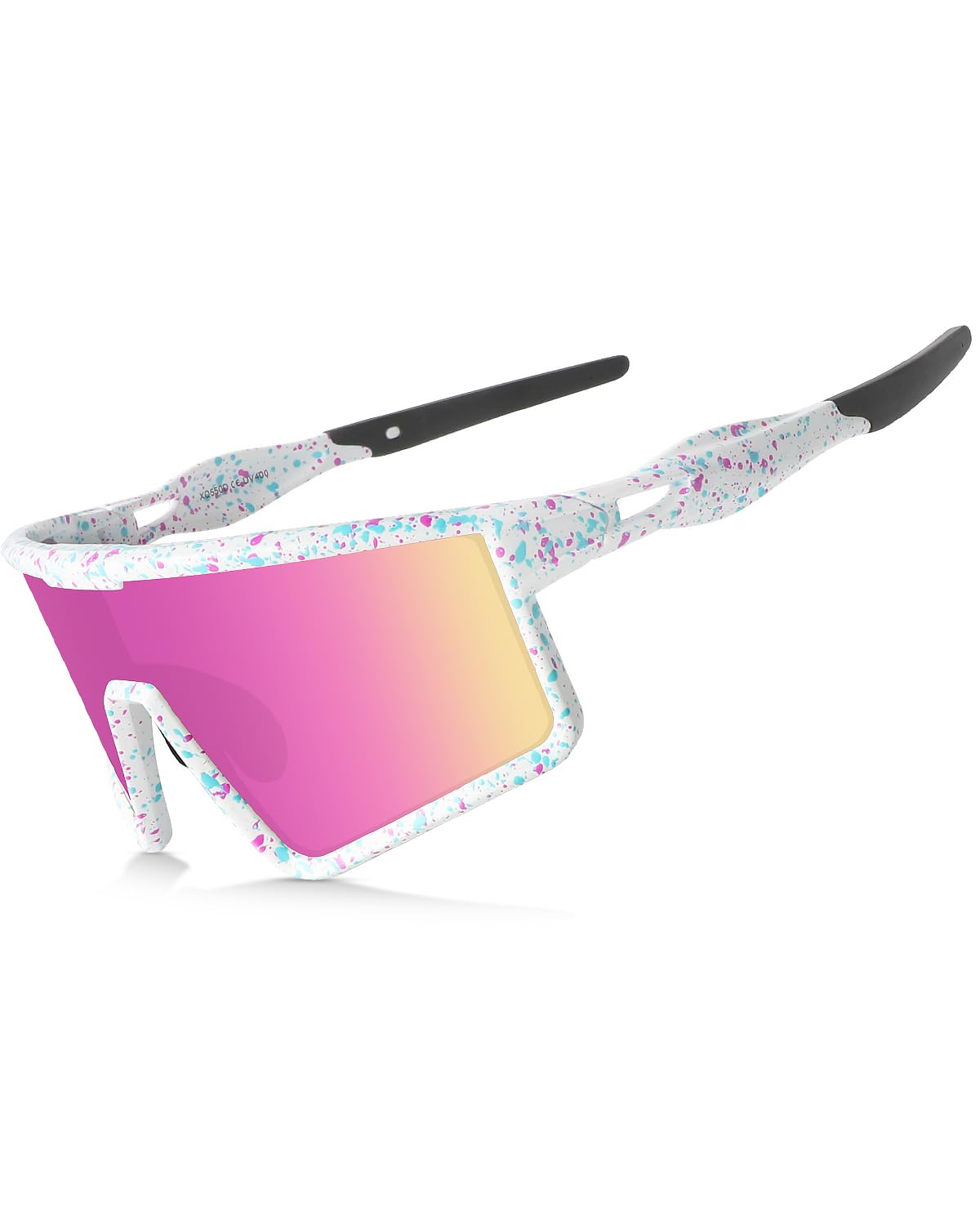 Xiyalai Cycling Sunglasses for Men Women, UV Protection Sports Running Sun Glasses, Baseball Biking Softball Hiking.