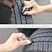 Yourkar 2 PCS Car Tire Tread Depth Gauge, Tire Depth Gauge with Six-Sided Smart Color Coded, Tire Tread Depth Measurement Tool for Most Auto Truck SUV, Universal Car Accessories