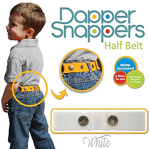 Made in USA Baby & Toddler Adjustable Belt-White3