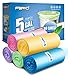 Small Garbage Bags - FORID 4 - 5 Gallon Trash Bags Durable Trash Can Liners for Home Office Bathroom Bedroom Waste Bin(5 Colors 150 Counts)