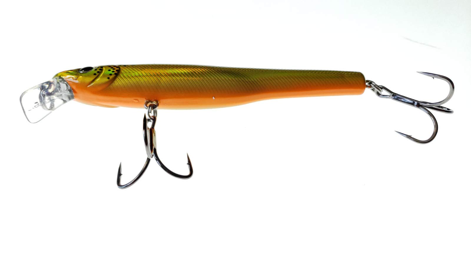 Thundermist Lure Company American Smelt Shallow Dive Crank Bait, Gold, Topwater Lures