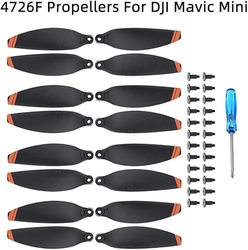 Miniatura 2 de CW CCW 4726F Hélices para D-JI Mavic Mini Dron, accesorios ligeros de bajo ruido, ventiladores de ala de cuchilla, accesorios para UAV (color