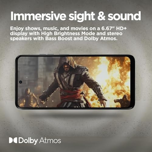 Motorola Moto e15 6.67" 90Hz Display, 64GB Storage, Android 14, 5200 mAh Battery Unlocked Smarphone (Misty Blue) - Image 3