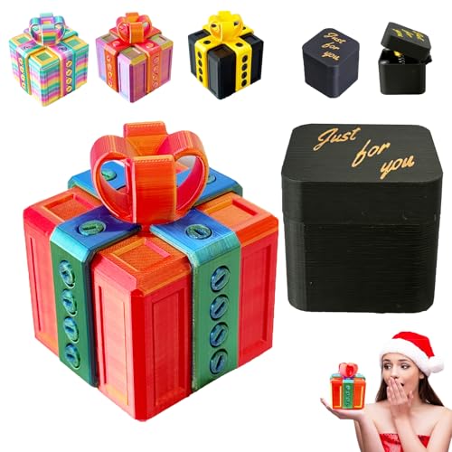 ajitxalr Christmas Stocking Stuffer Annoying Gift Box with Finger Screw Gift Box Finger Gift Annoying Box for Birthdays Stocking Stuffers Office White Elephant Gifts
