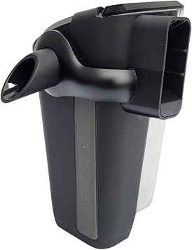 Philips Milk Container (Version C) for LatteGo Coffee Machine Black Silver Transparent