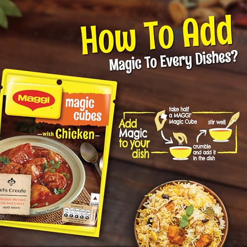Image of MAGGI MAGIC Cubes, Chicken Masala, 40g