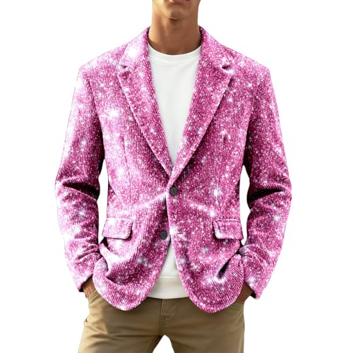 Veste homme velours côtelé paillettes osez l'éclat unique d'une soirée