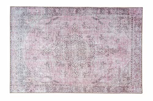 Monolia Machine Washable Area Rugs Perfect For Living Room Rugs,Bathroom Runner, Kitchen Rug, Bedroom Rugs, Entryway Rug, Persian Home Decor, Floor Decoration (6’6” X 9’6”) #TOP1