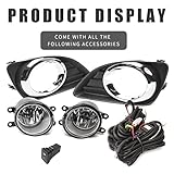 DLAA Fog Lights For Toyota Camry 2009 2010 2011 Front Fog Lamps Kit Car Styling Spot Light With Cables, Clear Lens - 1 Pair - Image 2