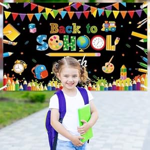 MEHOFOND Back to School Bash Banner First Day of School Classroom Decorations Chalkboard Colorful Pens Kindergarten Preschool Kids Back to School Party Decor Photo Booth Props 3.6x5.9ft MEHOFOND Back to School Bash Banner First Day of School Classroom Decorations Chalkboard Colorful Pens Kindergarten Preschool Kids Back to School Party Decor Photo Booth Props 36x59ft