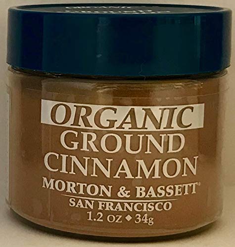 Morton & Bassett Cinnamon, Ground, Organic, 1.2 Fluid Ounces (Pack of 3)