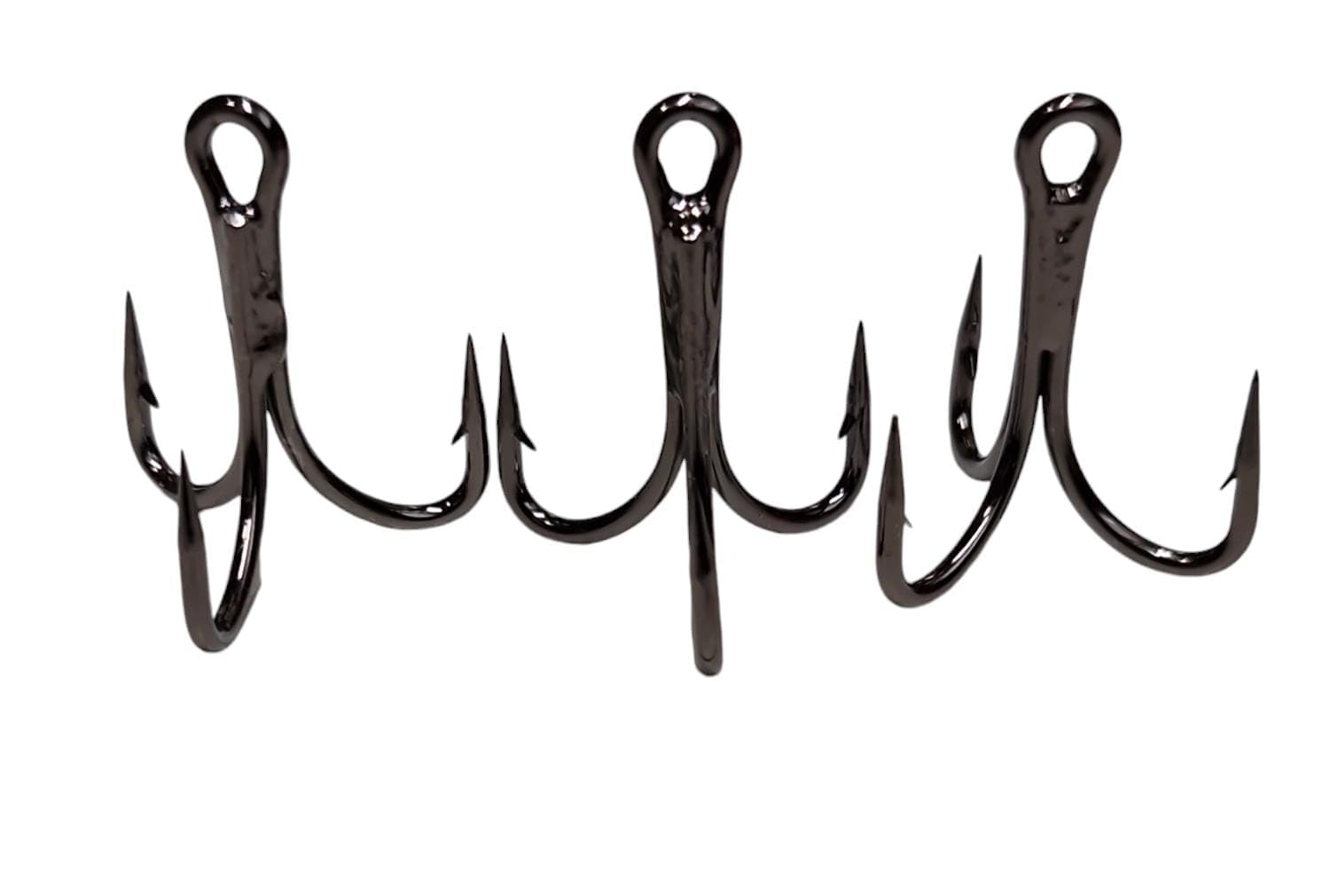 1/0 Size 8240 Fishing Hook - High Carbon Steel Trible Hook, Nickle Black Color, Sharpen Edge and Strong (Size 1/0 NO.) (3 Pieces)-picture-31