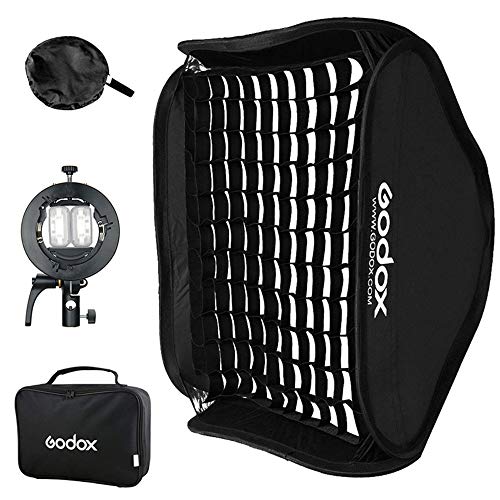 Amazon | 【Godox正規代理】GODOX 80x80cm グリッドソフトボックス+S2