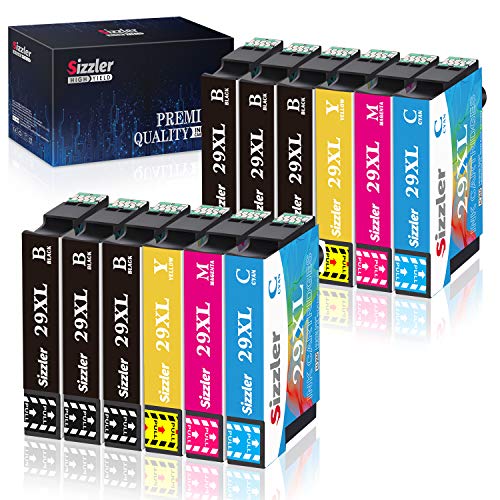 Sizzler 29XL Cartucce Compatibili Epson 29 XL per Epson XP-342 XP-442 XP-245 XP-235 XP-247 XP-432 XP-345 XP-257 XP-352 XP-332 XP-355 XP-455 XP-335 XP-445 XP-255 (6 Nero,2 Ciano,2 Magenta,2 Giallo)