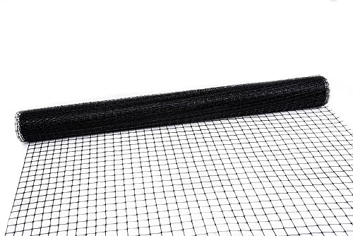 Tenax Deer Fence Barrier Reinforced Edge 6'x100' Black