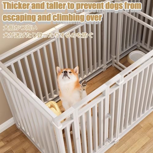 Parc d'exercice durable pour animaux pliable et modulable en fer - 6