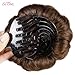 HANNE Hair Chignon Pony Tail Bun Artificial Synthetic Tress Claw In Ponytail Hair Extension Women's Hairpiece (2/30#)