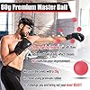 BattlePulse Reflex Ball – Soft Multilayer Premium Headband Boxing Ball – 360-Degree Buckle – 2 Difficulty Level Punching Ball – Reflex Speed Ball – Hand Eye Coordination Training Headset