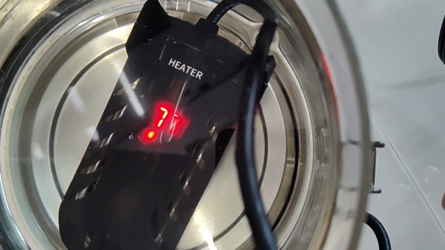Amazon | 水槽 ヒーター 小型 100W LED温度表示 温度調整可能（15℃-34