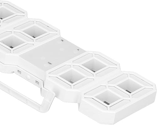 Miniatura 5 de Zerodis Reloj digital de pared, reloj despertador digital LED 3D con pantalla de tiempo y temperatura, luz nocturna LED para decoración de cocina,