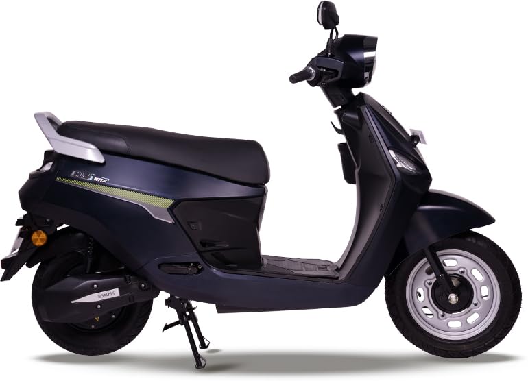 Image of BG C12i MAX 2.0 Electric Scooter With Charger, Matte Blue (Advance Booking for Ex-Showroom)