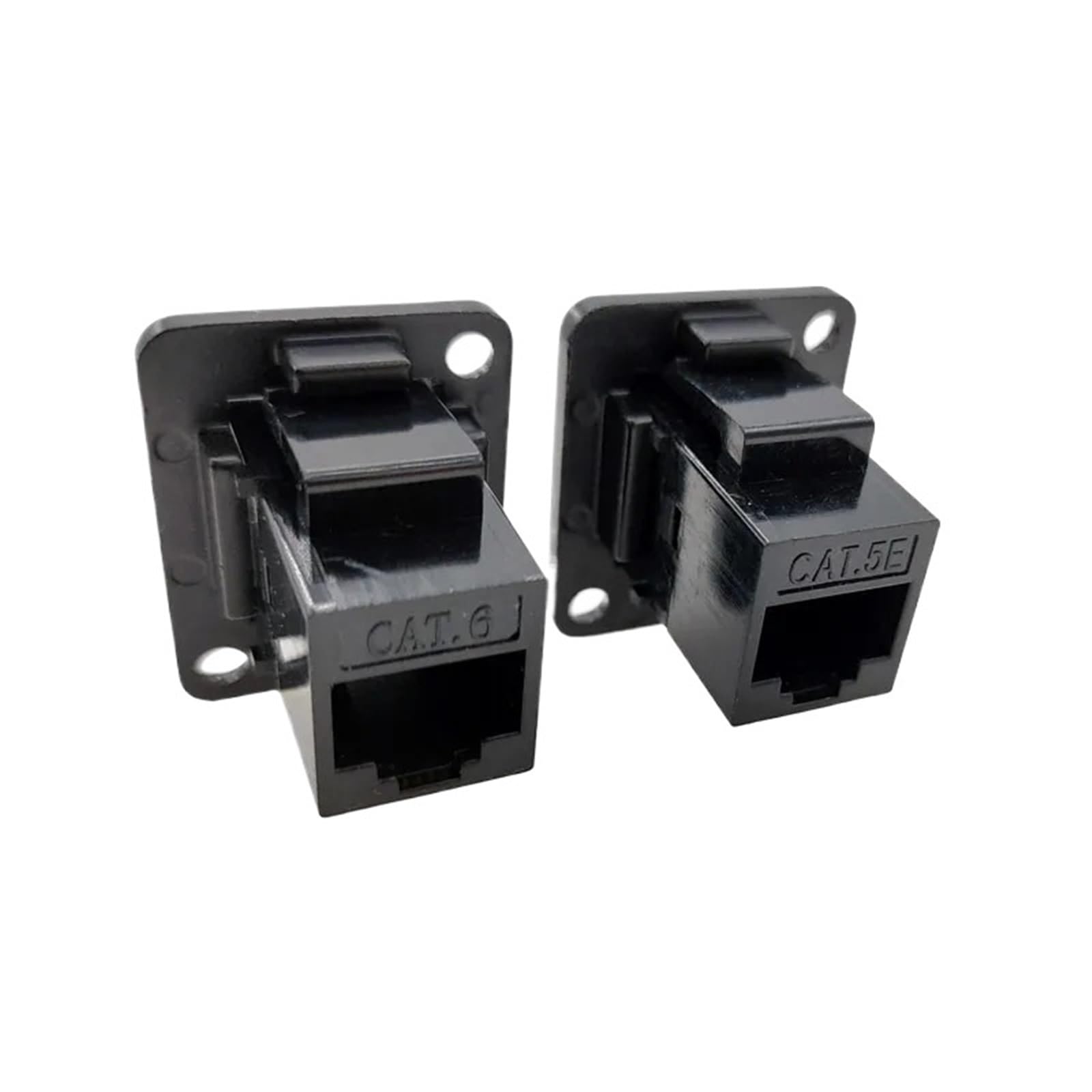Złącze typu D RJ45-CAT6, złącze Ethernet, montaż panelowy, złącza sieciowe CAT5E, 1 szt. (WHITE)
