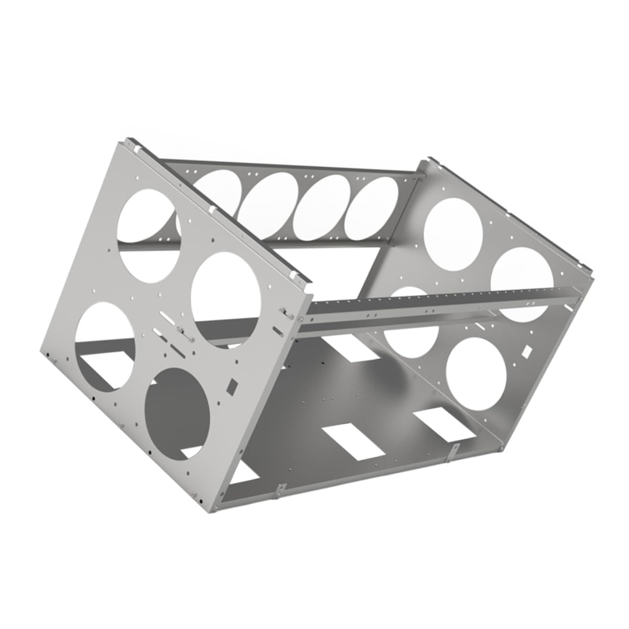 Generic Mining Equipment Framework Cooling Wine Rack Tabletop Computer Glassware Tabletop Wine Rack Bear NAS Video Cards Case Graphics Cards Bracket Graphics Cards Case Plate Silver