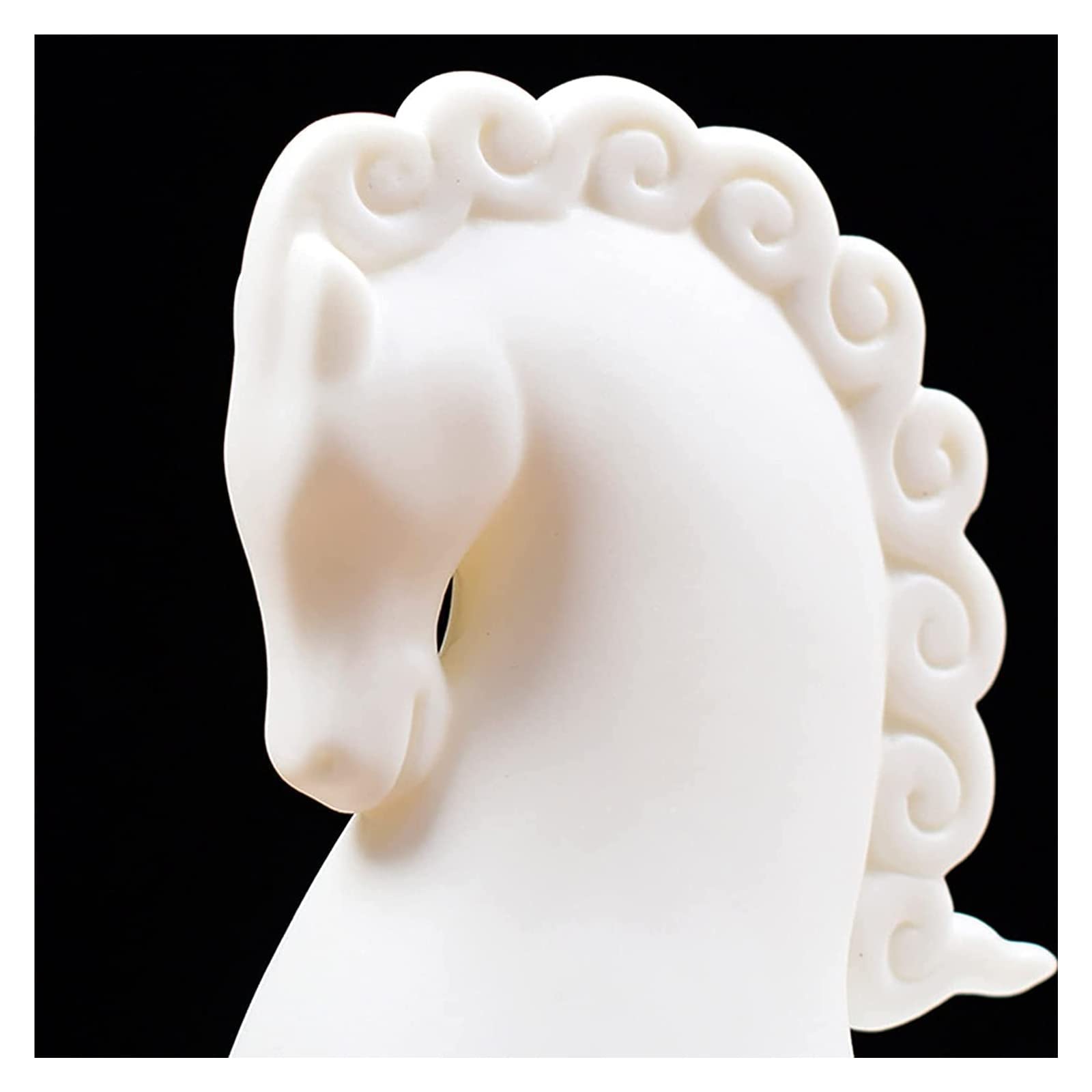 Na biurko biurko biurko biuro dom biuro półka ozdoba statuetka ozdoby rzeźby konia statuetki do dekoracji domu nowoczesne, ceramiczne figurki zwierząt dekoracja domu do salonu, ozdoby dla miłośników