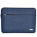 Price comparison product image DOMISO 11 inch Canvas Water-Resistant Laptop Sleeve Case Protective Portable Carrying Bag for 12.3" Microsoft Surface Pro 6/11.6" MacBook Air/12.9" iPad Pro 2018/13" MacBook Pro Touch Bar, Blue
